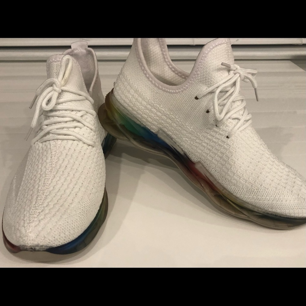 Brand new textured knit sneakers womens size  9